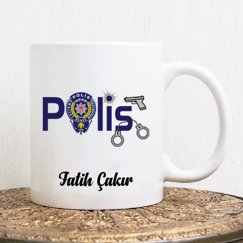 Polise Hediye, Polis Logolu Hediye, Polise Doğum Günü Hediye
